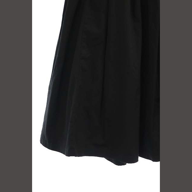 グランマママドーター ロングスカート フレア タック 1 黒 ブラック