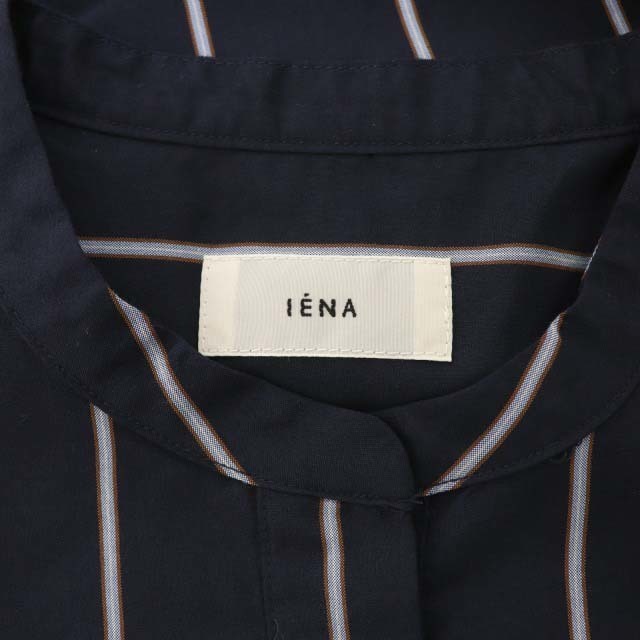 イエナ IENA 19AW R/P ロングシャツワンピース 36 紺 ネイビー 2