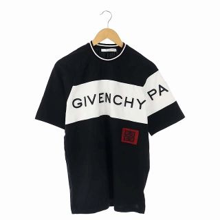 ジバンシィ(GIVENCHY)のジバンシィ 18AW 4GロゴエンブロイダリーTシャツ 半袖 M 黒 白(Tシャツ/カットソー(半袖/袖なし))