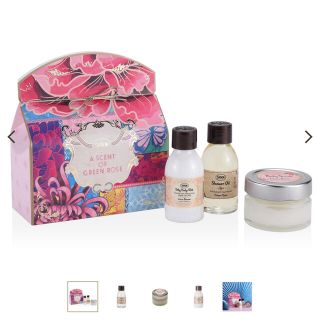 サボン(SABON)のSABON マルチケアギフト　グリーンローズ(シャワーオイル、ミルク、スクラブ)(バスグッズ)