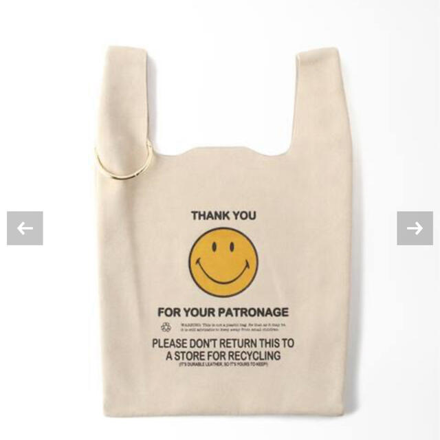L'Appartement DEUXIEME CLASSE(アパルトモンドゥーズィエムクラス)の【GOOD GRIEF/グッドグリーフ】Smile Tote Bag レディースのバッグ(トートバッグ)の商品写真