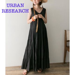 アーバンリサーチ(URBAN RESEARCH)のA様専用！URBAN RESEARCHティアードインド綿ワンピース　マキシ丈(ロングワンピース/マキシワンピース)