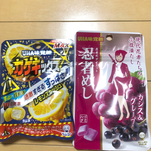 UHA味覚糖(ユーハミカクトウ)のUHA味覚糖　忍者めし＆カゲキックス 食品/飲料/酒の食品(菓子/デザート)の商品写真