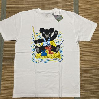 デザインティーシャツストアグラニフ(Design Tshirts Store graniph)のgraniph 堀内誠一　コラボ　tシャツ 熊　bear グラニフ　L(Tシャツ/カットソー(半袖/袖なし))