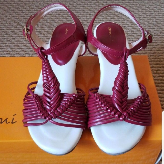 アミドゥパ  サンダル  編み レディースの靴/シューズ(サンダル)の商品写真