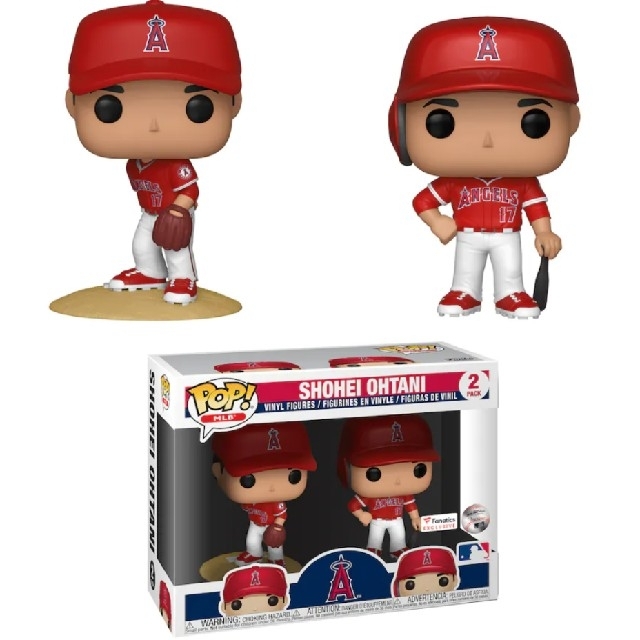 ファンコPOP 大谷翔平 二刀流フィギュア 白ユニ エンゼルス