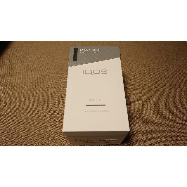 IQOS(アイコス)のIQOS 3 MULTI(ベルベットグレー)本体 + 清掃綿棒5本 × 4 メンズのファッション小物(タバコグッズ)の商品写真