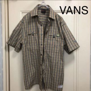 ヴァンズ(VANS)の旧タグ ９０s VANS バンズ    チェック半袖シャツ(シャツ)