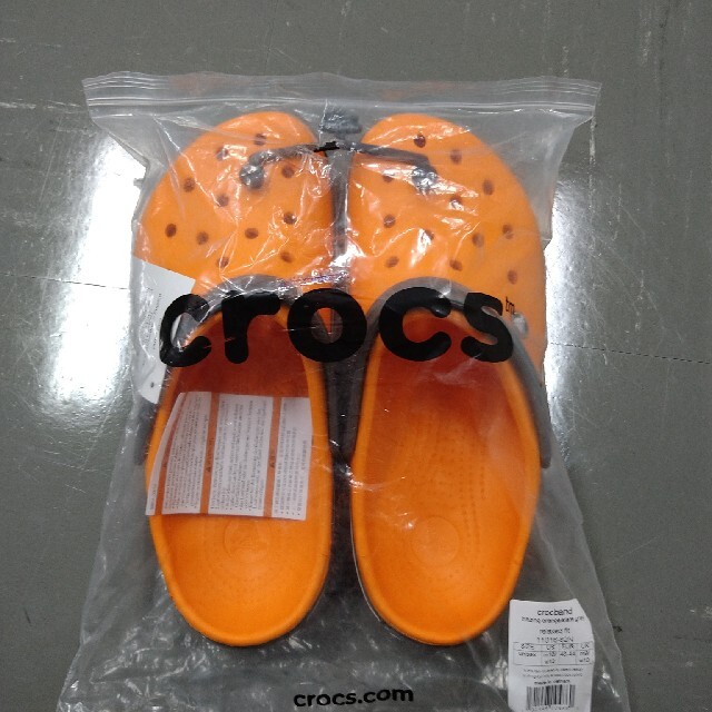 crocs(クロックス)の【まとめ買いがお得】クロックス クロックバンド 28cm オレンジ 11016 メンズの靴/シューズ(サンダル)の商品写真