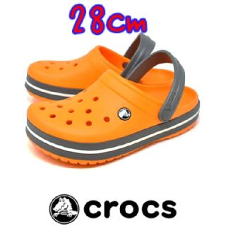 クロックス(crocs)の【まとめ買いがお得】クロックス クロックバンド 28cm オレンジ 11016(サンダル)