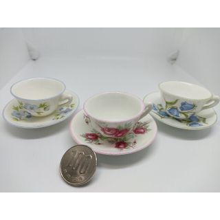 ウェッジウッド(WEDGWOOD)のミニチュア アンティーク クラウンスタッフォードシャー ウェッジウッド セット(陶芸)