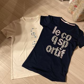 ルコックスポルティフ(le coq sportif)の美品❣️ルコックＴシャツ　2枚組　Lサイズ(Tシャツ(半袖/袖なし))