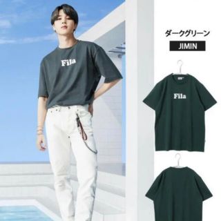 ボウダンショウネンダン(防弾少年団(BTS))のBTS×FILA コラボTシャツ　クリアファイル8枚付き1日限定価格(Tシャツ(半袖/袖なし))