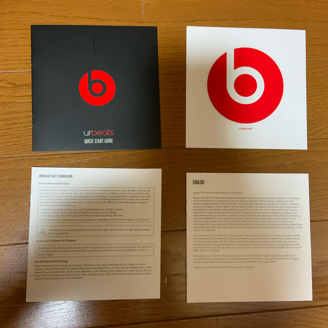 Beats by Dr Dre(ビーツバイドクタードレ)の【値下げ】urbeats イヤフォン　有線 スマホ/家電/カメラのオーディオ機器(ヘッドフォン/イヤフォン)の商品写真