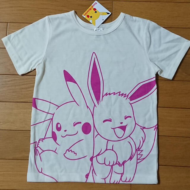 ポケモン(ポケモン)の新品☆130cm ポケモン Tシャツ 2枚 トップス 半袖 ピカチュウ キッズ/ベビー/マタニティのキッズ服女の子用(90cm~)(Tシャツ/カットソー)の商品写真