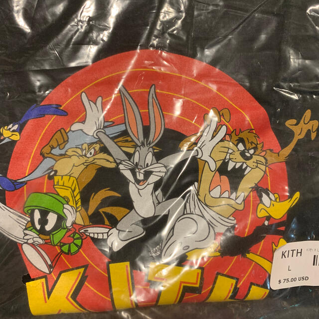 kith LOONEY TUNES Tシャツ　Lサイズ メンズのトップス(Tシャツ/カットソー(半袖/袖なし))の商品写真