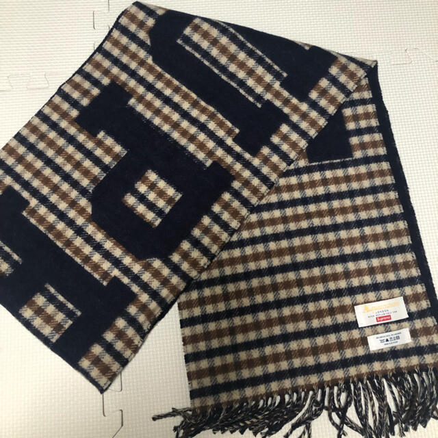 【極美】Supreme Aquascutum Club CheckScarf