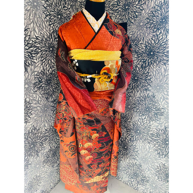 おしゃれ】 さくら様 専用 振袖 着付け小物フルセット 古典柄 式昭和