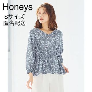 ハニーズ(HONEYS)の小花柄 ウエストリボン ブラウス(シャツ/ブラウス(長袖/七分))