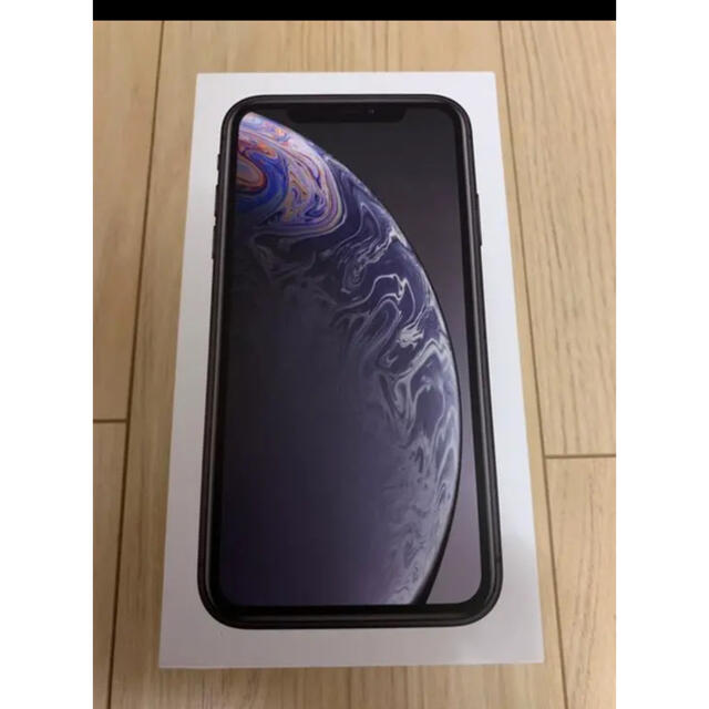 Apple(アップル)のiPhoneXR 128GB ブラック SIMフリー SIMロック解除済み スマホ/家電/カメラのスマートフォン/携帯電話(スマートフォン本体)の商品写真