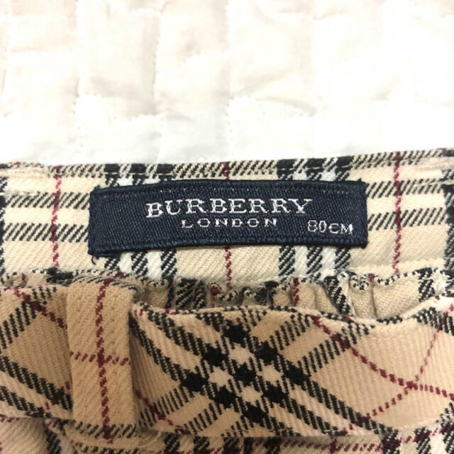 BURBERRY(バーバリー)のバーバリー　チェックスカート　80 キッズ/ベビー/マタニティのベビー服(~85cm)(スカート)の商品写真