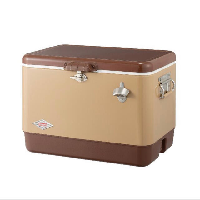54QTスチールベルトクーラー Coleman(コールマン) バターナッツ 【未