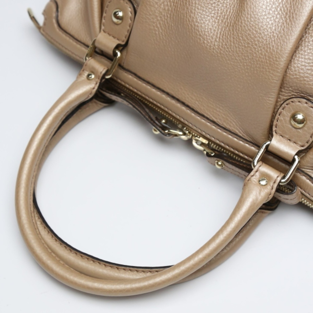 Gucci(グッチ)のグッチ 247902 ハンドバッグ スモーキーピンク  GUCCI ショルダーストラップ付き 斜め掛け WG レザー レディースのバッグ(ハンドバッグ)の商品写真