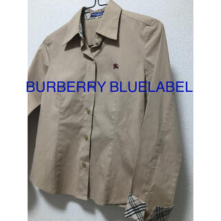 バーバリーブルーレーベル(BURBERRY BLUE LABEL)のBURBERRY BLUELABEL ノバチェック　シャツ　サイズ36(シャツ/ブラウス(長袖/七分))