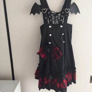 ボディライン(BODYLINE)のBODYLINE 悪魔風ワンピース(ひざ丈ワンピース)