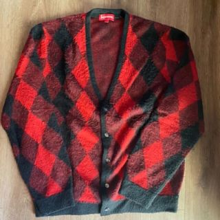 Supreme - Supreme 18ss Brushed Argyle Cardigan の通販 by Boy's