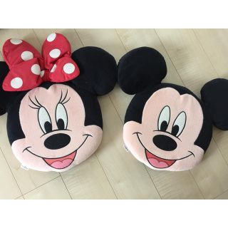 ディズニー(Disney)のミッキー&ミニークッション(クッション)