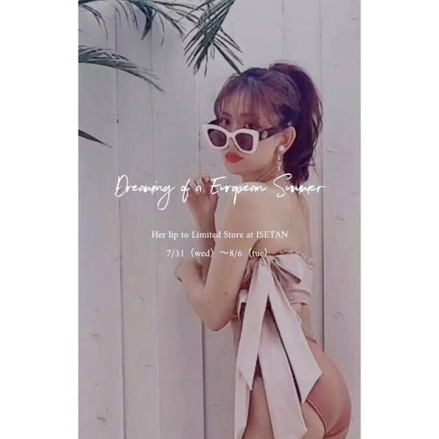her lip to / Double Bow One Piece / 水着 驚きの価格 51.0%OFF