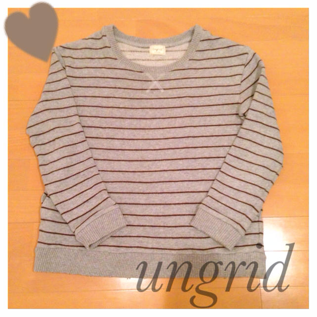 Ungrid(アングリッド)のボーダープレーンスウェット♥︎ レディースのトップス(カットソー(長袖/七分))の商品写真