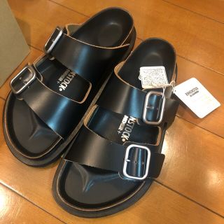 ジルサンダー(Jil Sander)のJILSANDER×BIRKENSTOCK アリゾナレザーサンダル ブラック(サンダル)