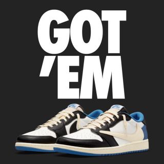 ナイキ(NIKE)のTRAVIS SCOTTO FRAGMENT NIKE AIR JORDAN 1(スニーカー)