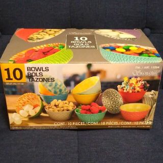 新品☆コストコ ボウル  (10 BOWLS BOLS TAZONES)(食器)