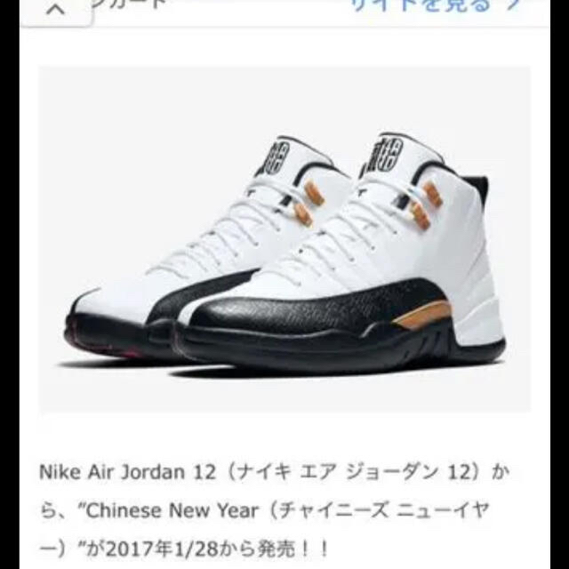 NIKE AIR JORDAN12 チャイニーズニューイヤー