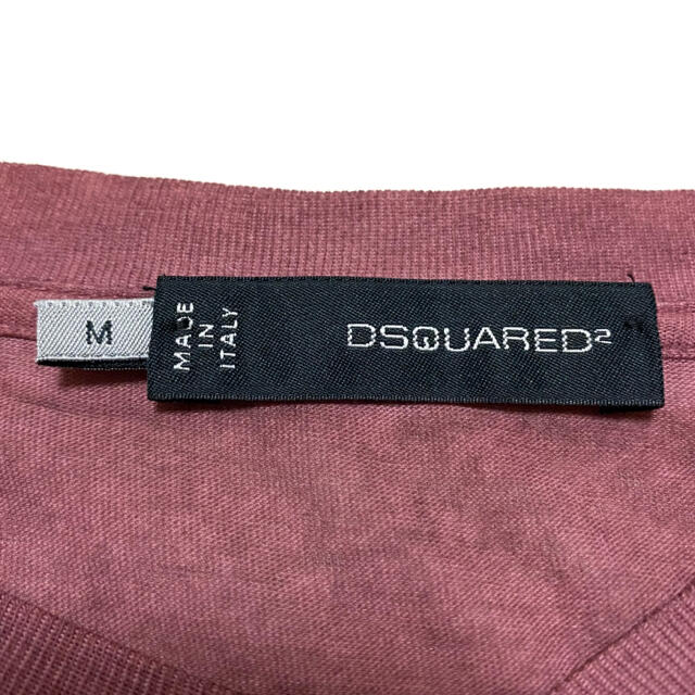 DSQUARED2 - 【DSQUARED】 イタリア製 Tシャツ ダメージ加工 Vネックの