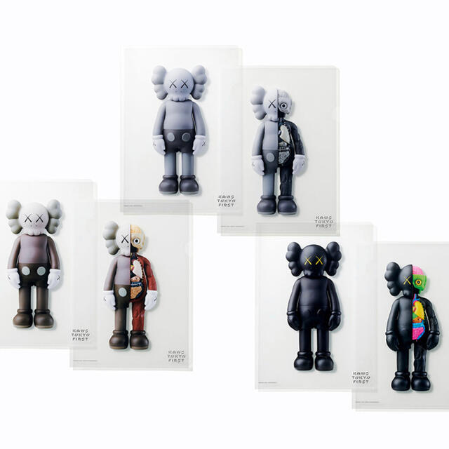 kaws first Tokyo クリファイル2枚セット