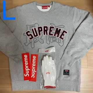 【定価以下】supreme kanji logo クルーネック ネイビー