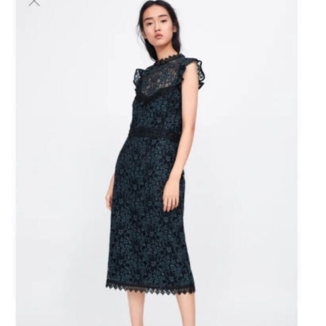 ZARA(ザラ)のZARA ロングドレス レディースのワンピース(ロングワンピース/マキシワンピース)の商品写真