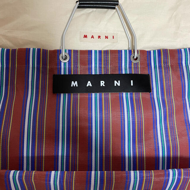 MARNI フラワーカフェ バッグ ブラウン