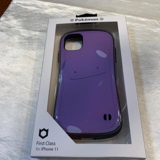 ポケモン(ポケモン)のiPhone11 携帯ケース　ポケモン　メタモン　紫(iPhoneケース)