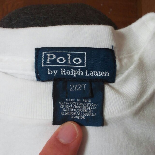 POLO RALPH LAUREN(ポロラルフローレン)のPolo 半袖白Ｔシャツ キッズ/ベビー/マタニティのキッズ服男の子用(90cm~)(その他)の商品写真