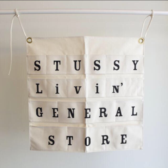 STUSSY Livin' GENERAL STORE CANVAS WALLPキャンバスコットンサイズ