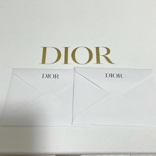 ディオール(Dior)のdior ミニ封筒2枚(ラッピング/包装)