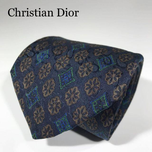 Christian Dior(クリスチャンディオール)のクリスチャンディオール 高級シルク ネクタイ 総柄 シャドーペイズリー メンズのファッション小物(ネクタイ)の商品写真