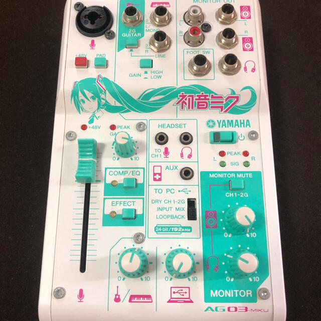 限定品　AG　03　初音ミクバージョン　オーディオインターフェイス