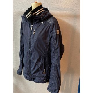 モンクレール(MONCLER)のモンクレール シャカシャカ ネイビー　フード付(ナイロンジャケット)