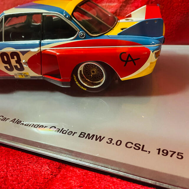 BMW(ビーエムダブリュー)の外箱なし 1/18 PMA ディーラー特注 BMW 3.0CSL ART CAR エンタメ/ホビーのおもちゃ/ぬいぐるみ(ミニカー)の商品写真